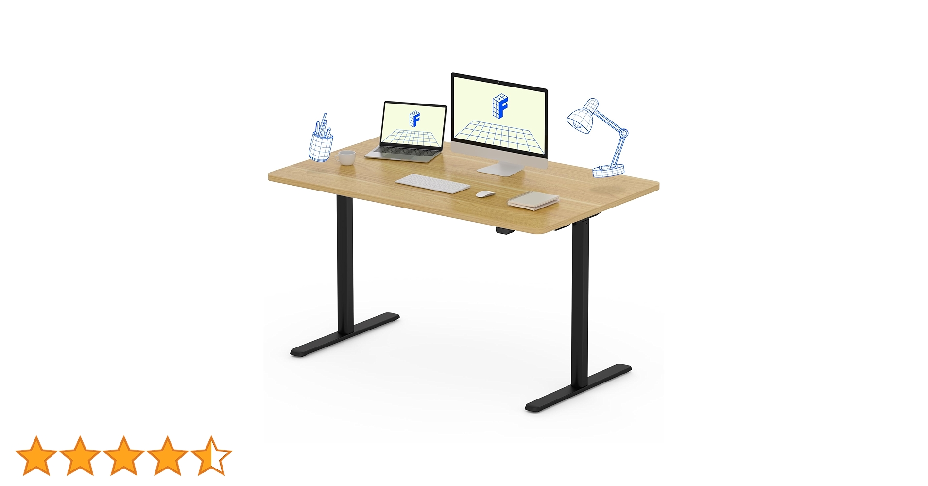 Leoさま専用FLEXISPOT電動式スタンディングデスク幅120奥行60EF1 71pabUqCWGL.jpg_BO30,255,255,